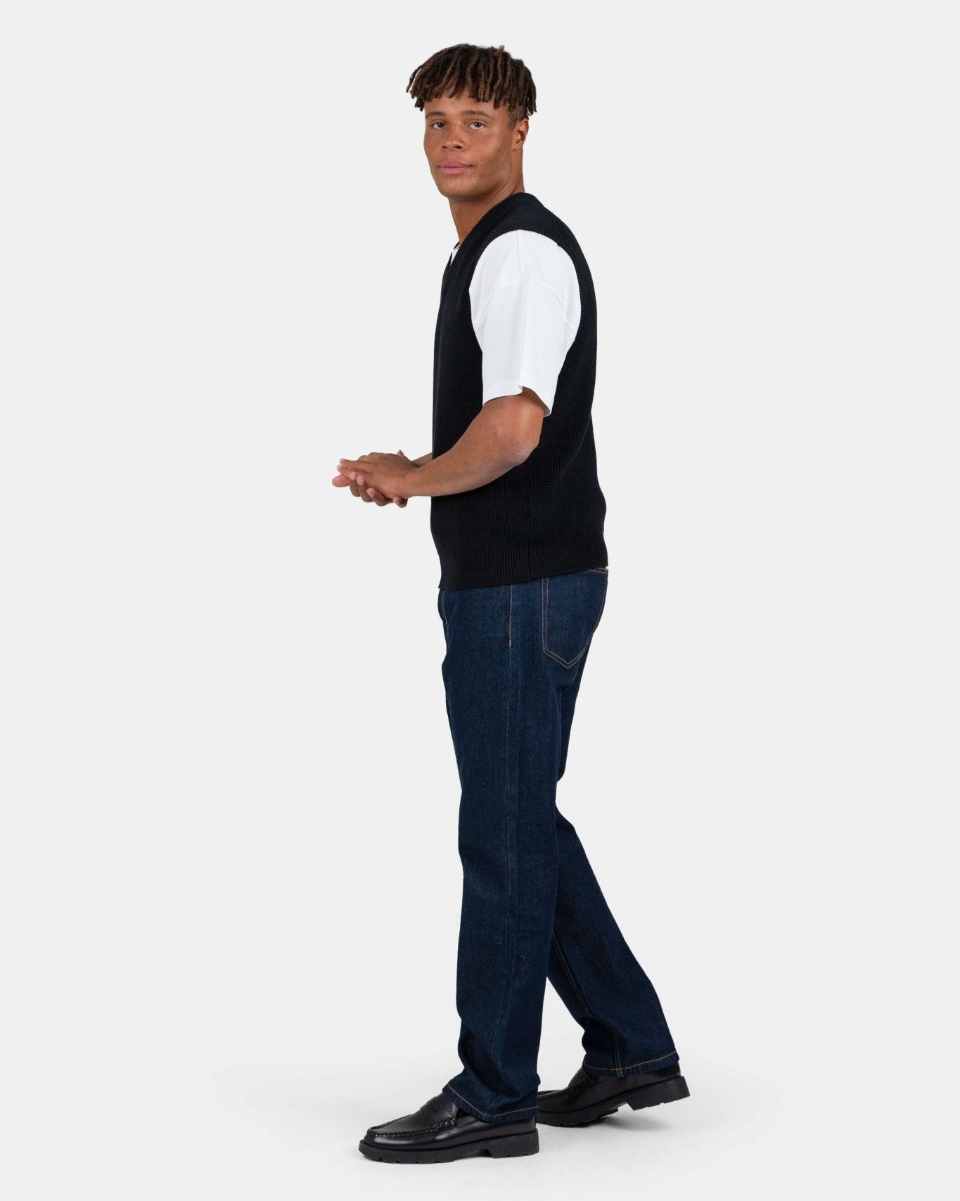 Strikvest Sort | Skagen - clothing.dk